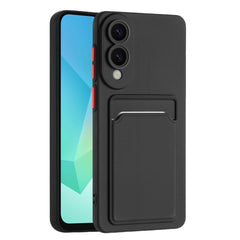 EIDERWOOD Samsung Galaxy S25 Edge Fleksibelt Plastik Cover m. Kortholder - Sort