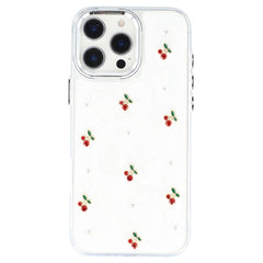 iPhone 16 Pro Max EIDERWOOD Hybrid Cover m. 3D Kirsebær - Sølv