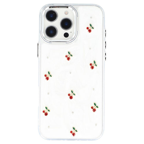 iPhone 16 Pro Max EIDERWOOD Hybrid Cover m. 3D Kirsebær - Sølv