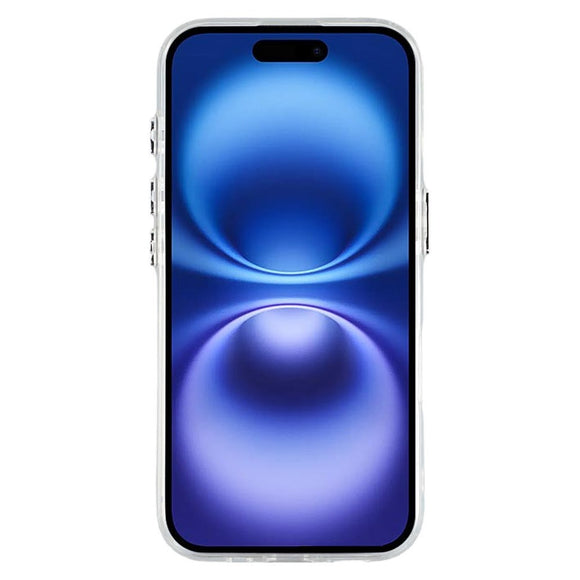 EIDERWOOD iPhone 16 Hybrid Cover m. 3D Kirsebær - Sølv
