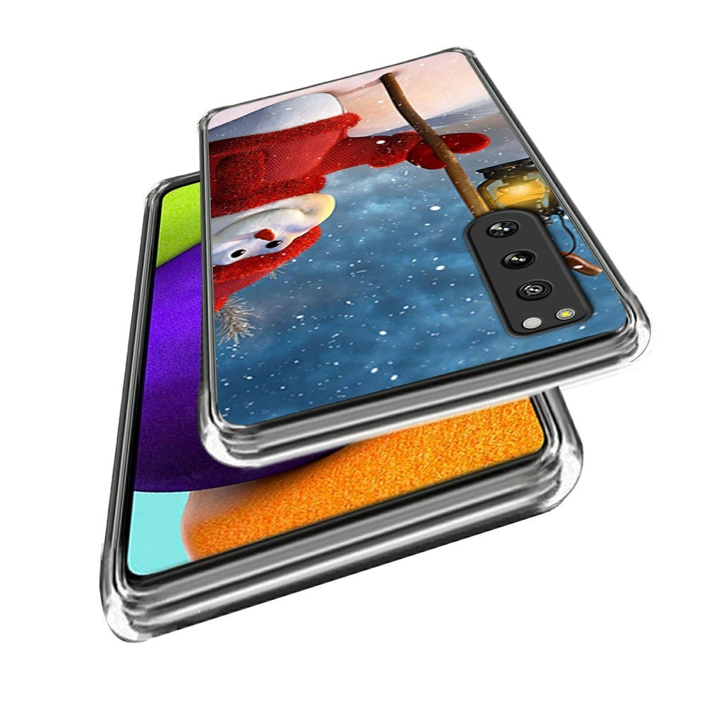 Sony Xperia 5 IV Fleksibelt Plast Jule Cover - Snemand