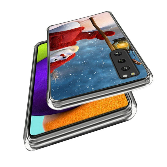Sony Xperia 5 IV Fleksibelt Plast Jule Cover - Snemand