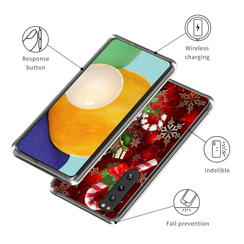 Sony Xperia 5 IV Fleksibelt Plast Jule Cover - Julestokke