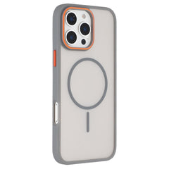 EIDERWOOD iPhone 16 Pro Max Mat Hybrid Plastik Cover - MagSafe Kompatibel - Grå
