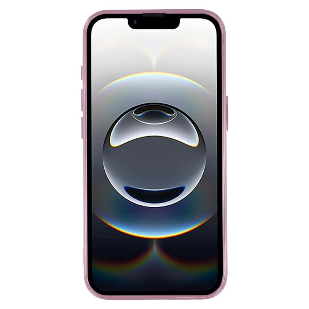 EIDERWOOD iPhone 17e / 16e Fleksibelt Plastik Cover m. Glimmer - Lyserød