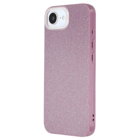 EIDERWOOD iPhone 17e / 16e Fleksibelt Plastik Cover m. Glimmer - Lyserød