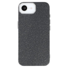 EIDERWOOD IPhone 16e Fleksibelt Plastik Cover m. Glimmer - Sort