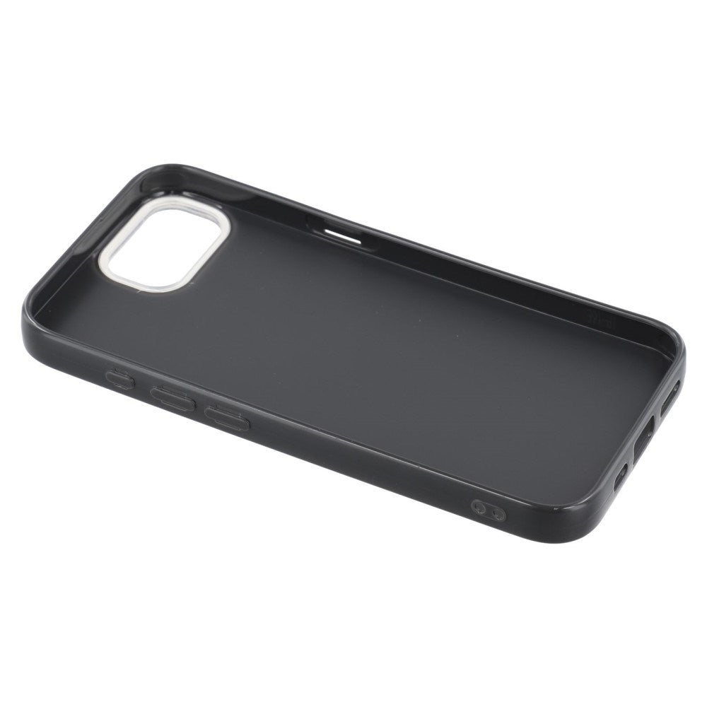 EIDERWOOD iPhone 17e / 16e Fleksibelt Plastik Cover m. Glimmer - Sort