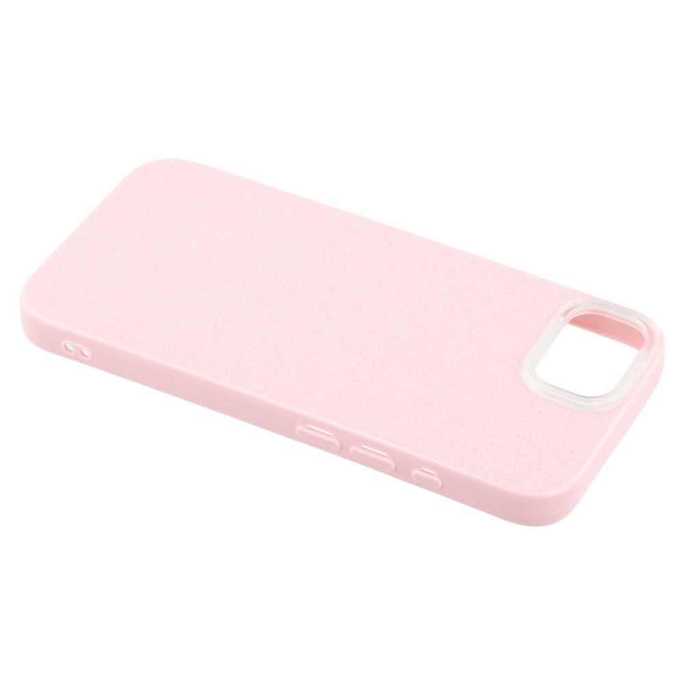 EIDERWOOD iPhone 17e / 16e Fleksibelt Plastik Cover m. Glimmer - Lyserød