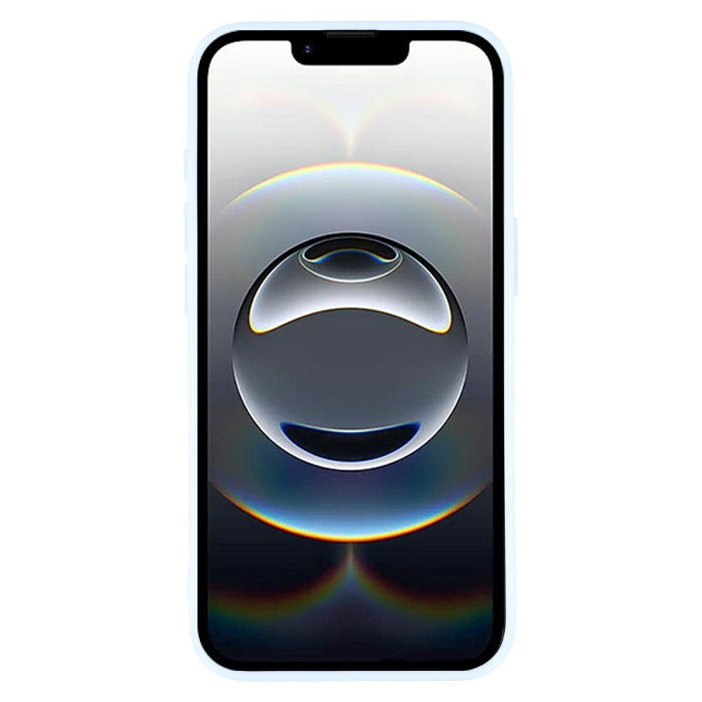 EIDERWOOD iPhone 17e / 16e Fleksibelt Plastik Cover m. Glimmer - Lyseblå