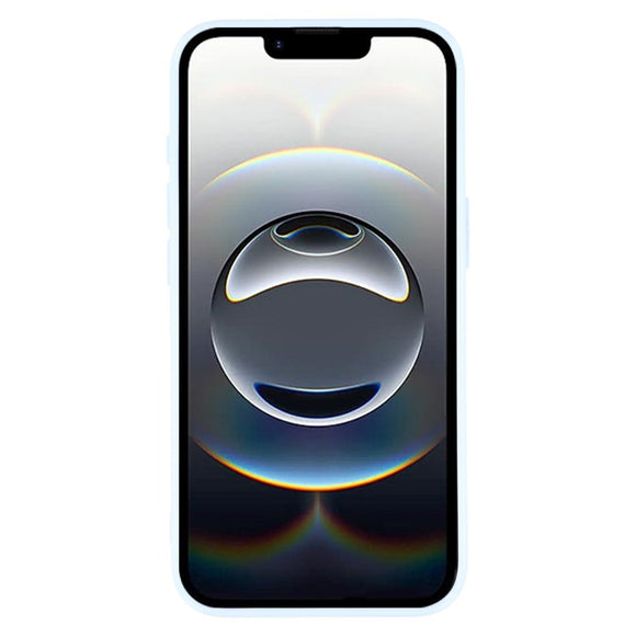 EIDERWOOD iPhone 17e / 16e Fleksibelt Plastik Cover m. Glimmer - Lyseblå