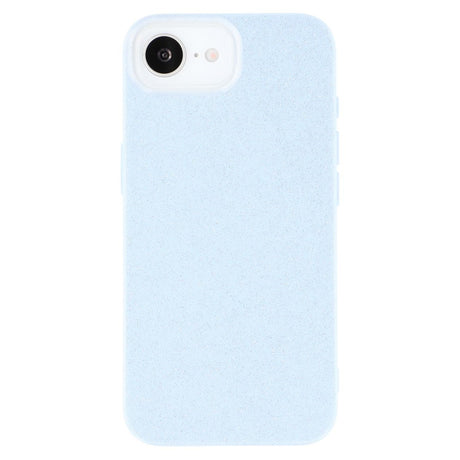 EIDERWOOD iPhone 17e / 16e Fleksibelt Plastik Cover m. Glimmer - Lyseblå