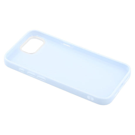 EIDERWOOD iPhone 17e / 16e Fleksibelt Plastik Cover m. Glimmer - Lyseblå