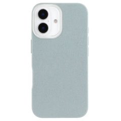EIDERWOOD IPhone 16 Fleksibelt Plastik Cover m. Glimmer - Lysegrøn