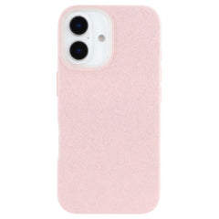 EIDERWOOD IPhone 16 Fleksibelt Plastik Cover m. Glimmer - Lyserød