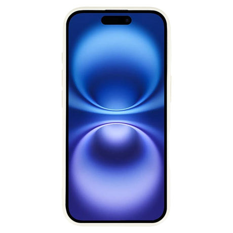 EIDERWOOD IPhone 16 Fleksibelt Plastik Cover m. Glimmer - Hvid