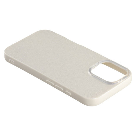 EIDERWOOD IPhone 16 Fleksibelt Plastik Cover m. Glimmer - Hvid