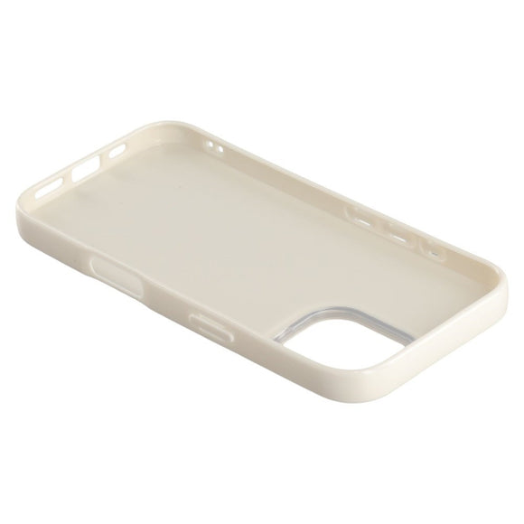 EIDERWOOD IPhone 16 Fleksibelt Plastik Cover m. Glimmer - Hvid