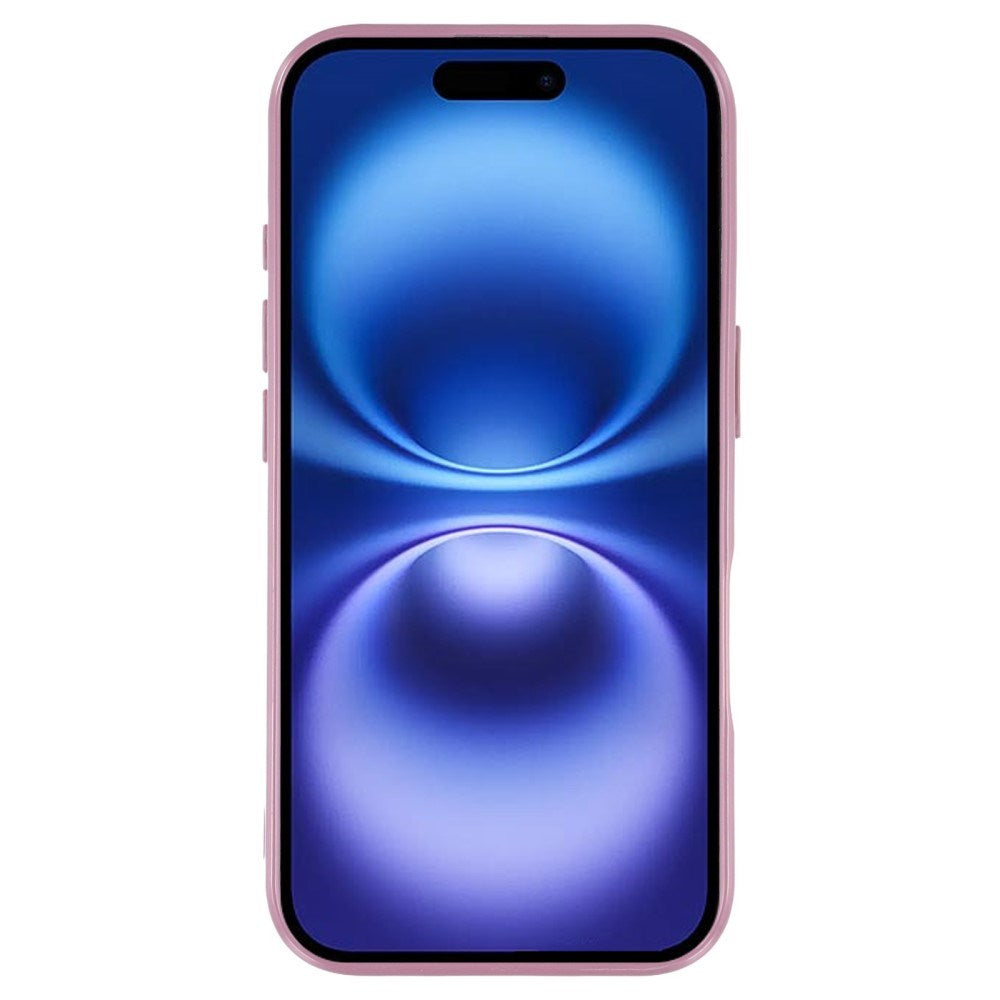 EIDERWOOD IPhone 16 Fleksibelt Plastik Cover m. Glimmer - Lilla