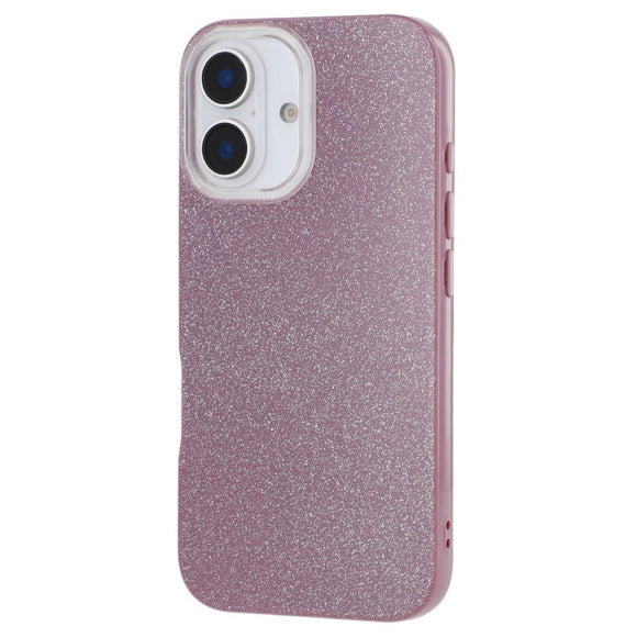 EIDERWOOD IPhone 16 Fleksibelt Plastik Cover m. Glimmer - Lilla