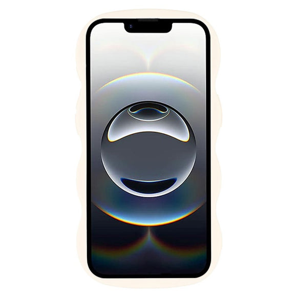iPhone 17e / 16e EIDERWOOD Fleksibelt Plastik Wavy Cover - Hvid