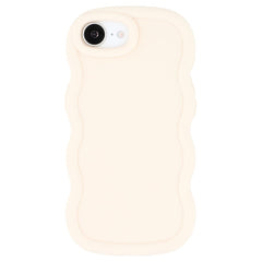 iPhone 17e / 16e EIDERWOOD Fleksibelt Plastik Wavy Cover - Hvid