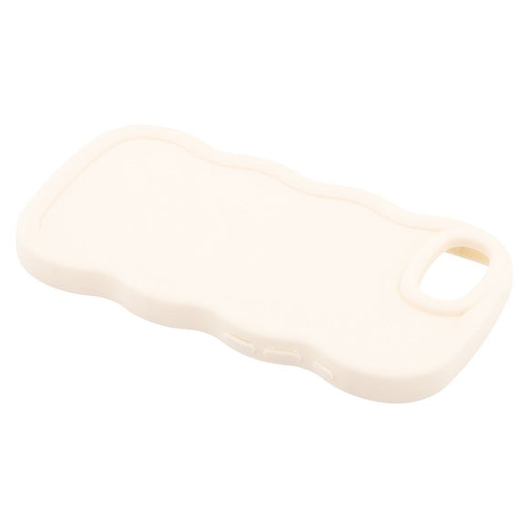 iPhone 17e / 16e EIDERWOOD Fleksibelt Plastik Wavy Cover - Hvid