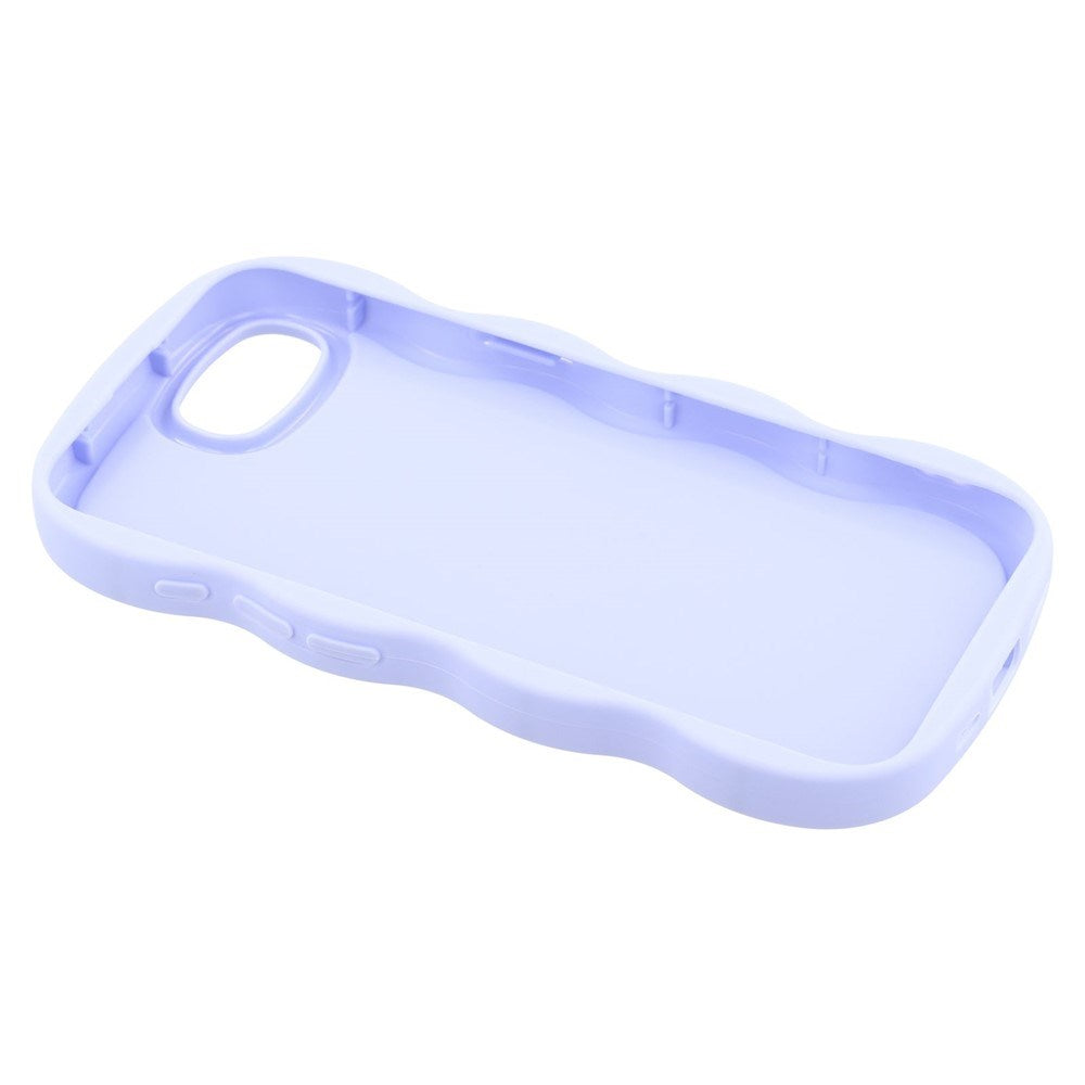 iPhone 17e / 16e EIDERWOOD Fleksibelt Plastik Wavy Cover - Lilla