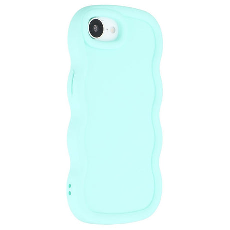iPhone 17e / 16e EIDERWOOD Fleksibelt Plastik Wavy Cover - Blå