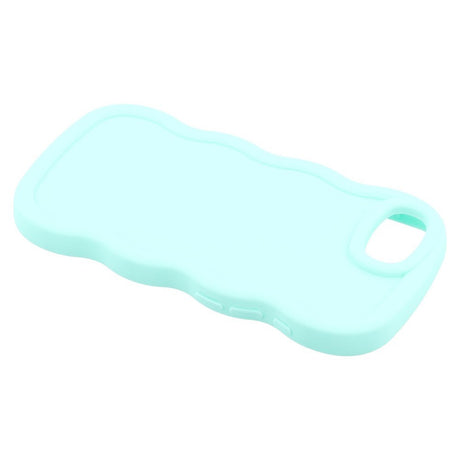 iPhone 17e / 16e EIDERWOOD Fleksibelt Plastik Wavy Cover - Blå
