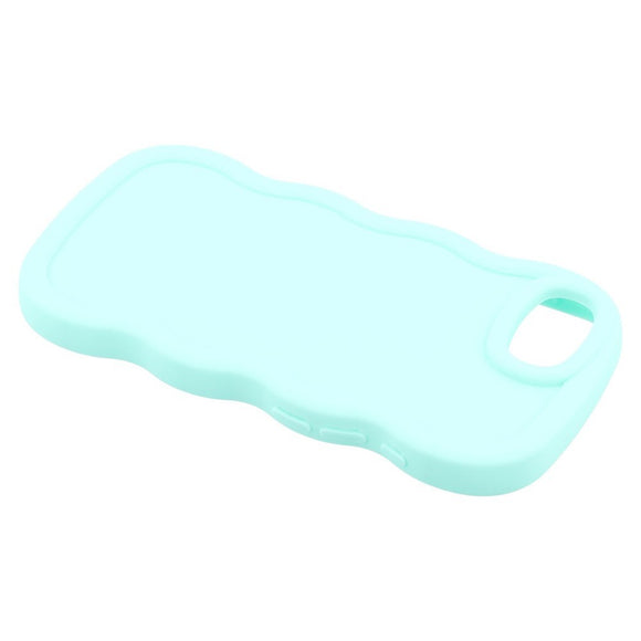 iPhone 17e / 16e EIDERWOOD Fleksibelt Plastik Wavy Cover - Blå