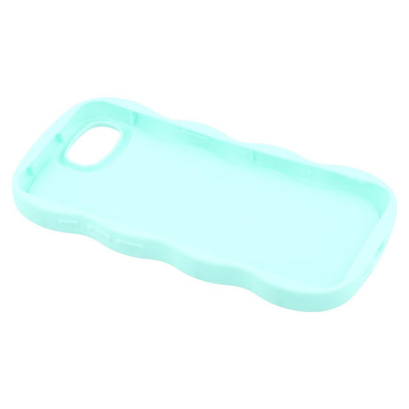 iPhone 17e / 16e EIDERWOOD Fleksibelt Plastik Wavy Cover - Blå