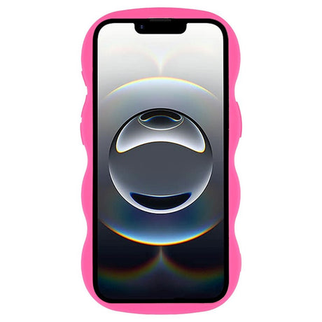 iPhone 17e / 16e EIDERWOOD Fleksibelt Plastik Wavy Cover - Pink
