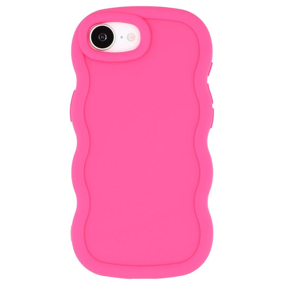 iPhone 17e / 16e EIDERWOOD Fleksibelt Plastik Wavy Cover - Pink