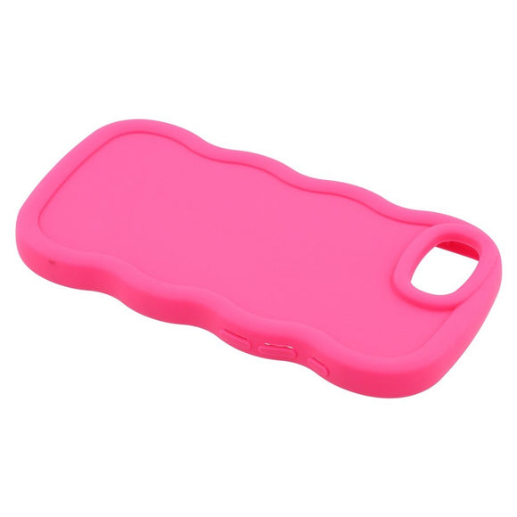 iPhone 17e / 16e EIDERWOOD Fleksibelt Plastik Wavy Cover - Pink