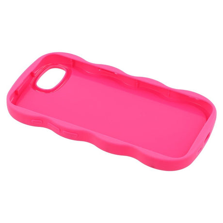 iPhone 17e / 16e EIDERWOOD Fleksibelt Plastik Wavy Cover - Pink