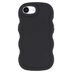 iPhone 17e / 16e EIDERWOOD Fleksibelt Plastik Wavy Cover - Sort