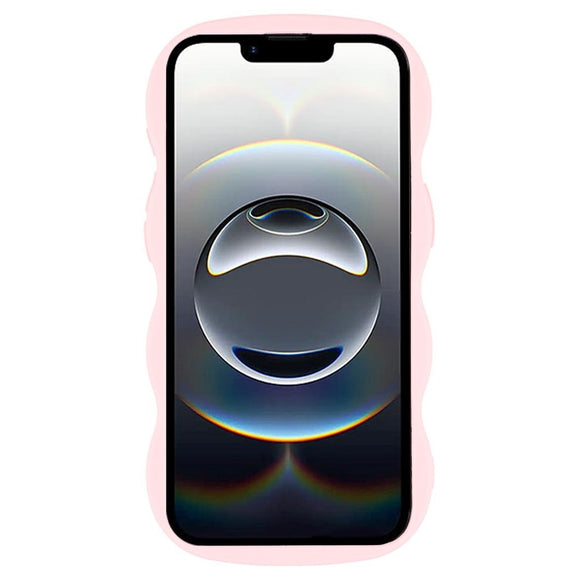 iPhone 17e / 16e EIDERWOOD Fleksibelt Plastik Wavy Cover - Lyserød
