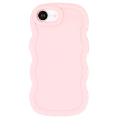iPhone 17e / 16e EIDERWOOD Fleksibelt Plastik Wavy Cover - Lyserød