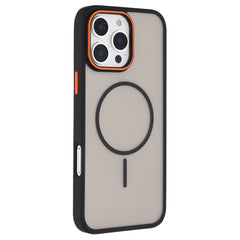 EIDERWOOD iPhone 16 Pro Mat Hybrid Plastik Cover - MagSafe Kompatibel - Sort