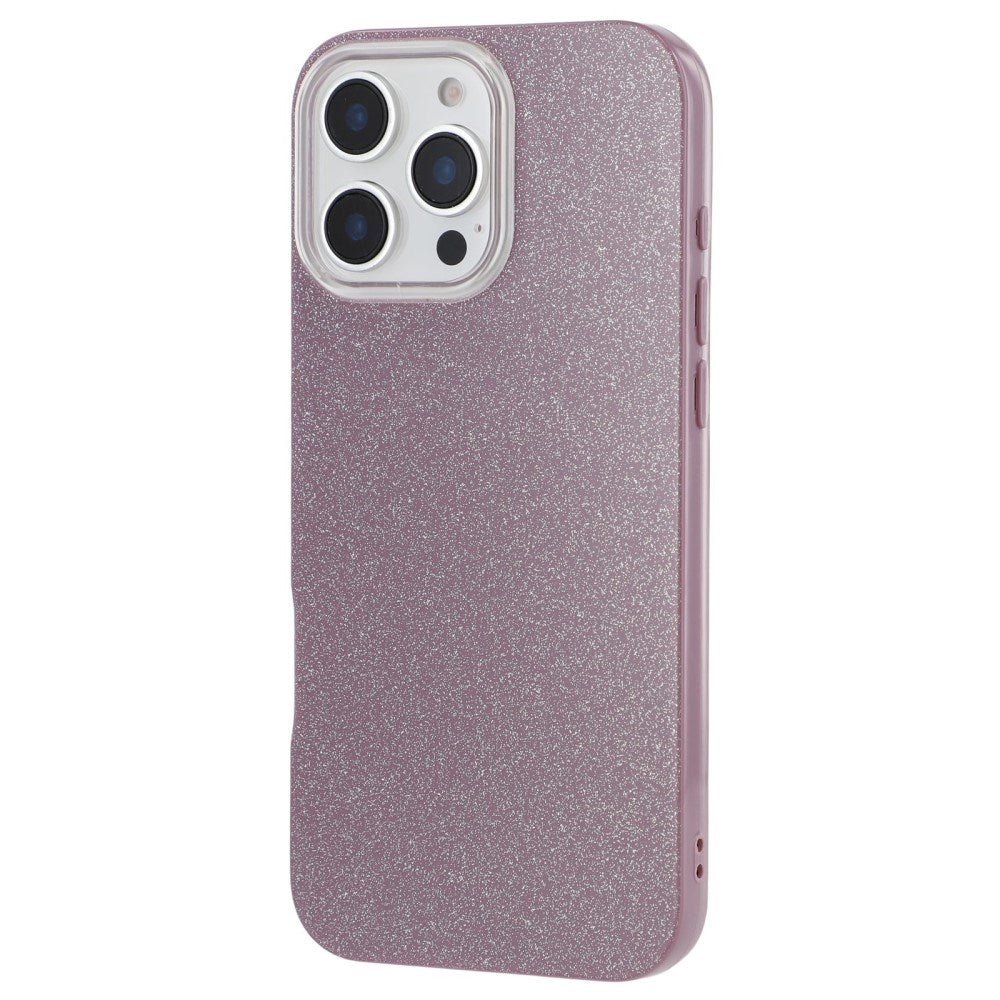 EIDERWOOD IPhone 16 Pro Fleksibelt Plastik Cover m. Glimmer - Lilla