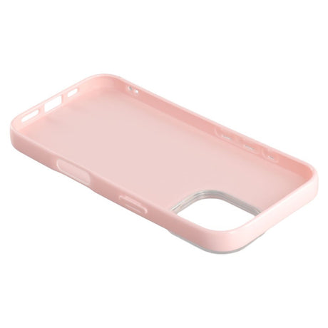 EIDERWOOD IPhone 16 Pro Fleksibelt Plastik Cover m. Glimmer - Lyserød