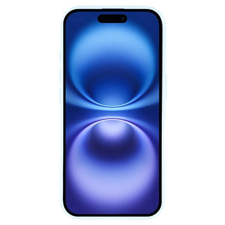 EIDERWOOD IPhone 16 Pro Fleksibelt Plastik Cover m. Glimmer - Lyseblå