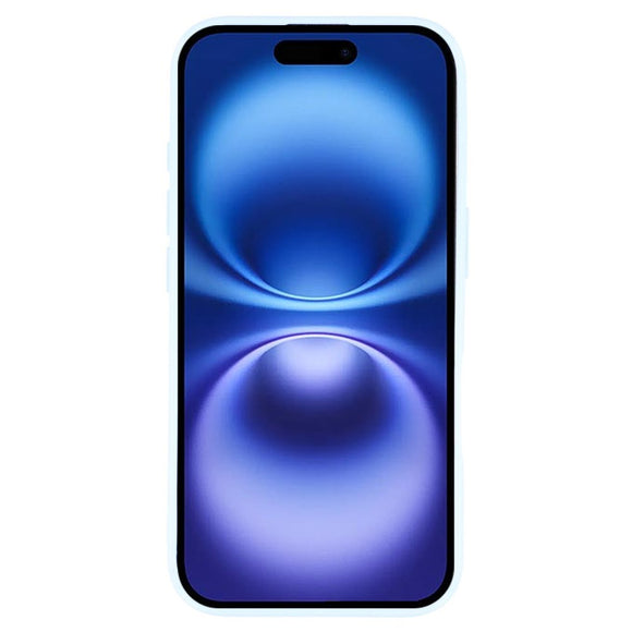 EIDERWOOD IPhone 16 Pro Fleksibelt Plastik Cover m. Glimmer - Lyseblå