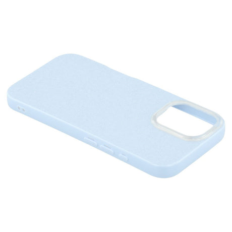 EIDERWOOD IPhone 16 Pro Fleksibelt Plastik Cover m. Glimmer - Lyseblå