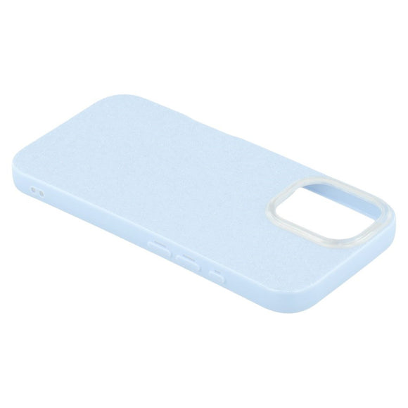 EIDERWOOD IPhone 16 Pro Fleksibelt Plastik Cover m. Glimmer - Lyseblå