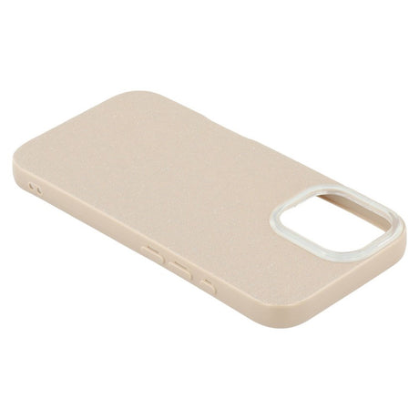 EIDERWOOD IPhone 16 Pro Fleksibelt Plastik Cover m. Glimmer - Beige