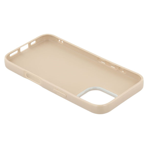 EIDERWOOD IPhone 16 Pro Fleksibelt Plastik Cover m. Glimmer - Beige