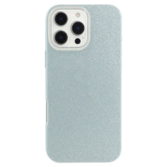 EIDERWOOD IPhone 16 Pro Fleksibelt Plastik Cover m. Glimmer - Lysegrøn