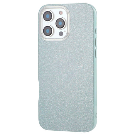 EIDERWOOD IPhone 16 Pro Fleksibelt Plastik Cover m. Glimmer - Lysegrøn